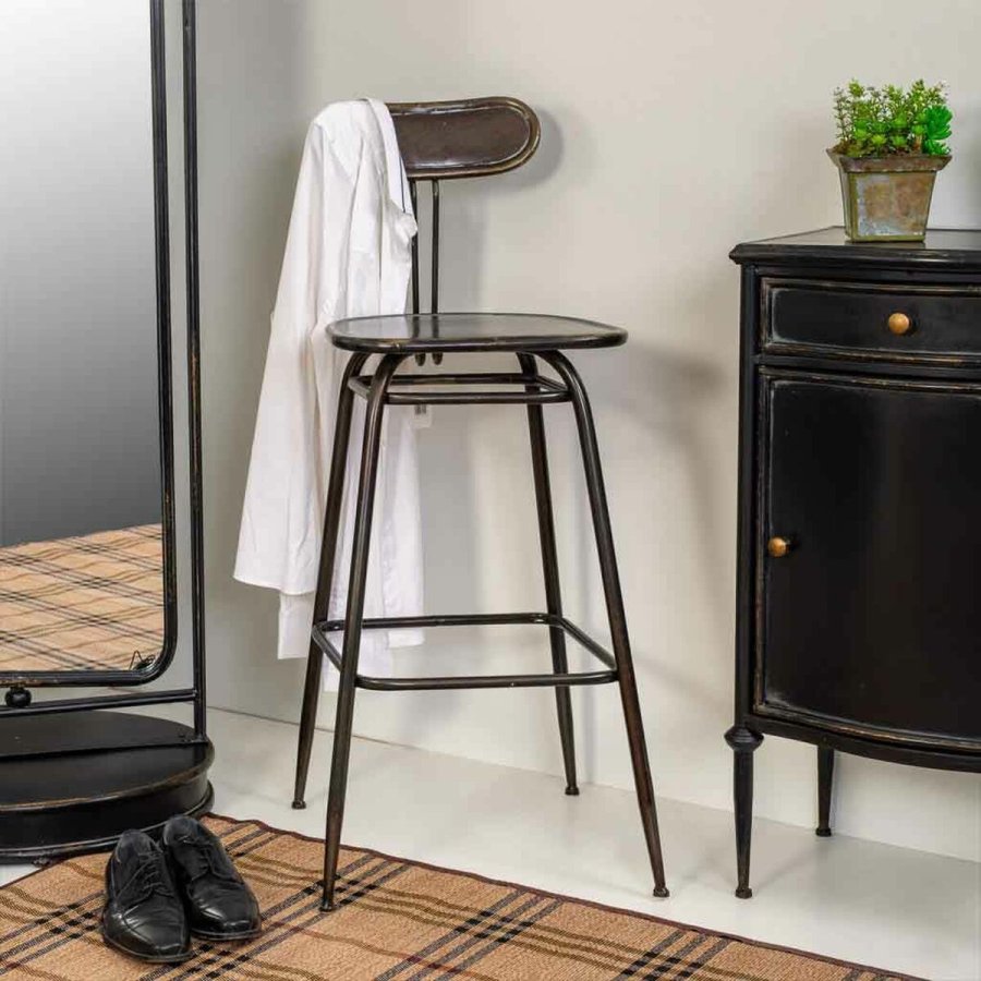 Taburet Alexandra House Living Brun Metal 36 x 106 x 45 cm #6