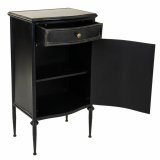 Natbord Alexandra House Living Sort 36 x 86 x 46 cm #21