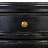 Natbord Alexandra House Living Sort 36 x 86 x 46 cm #31