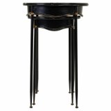 St med 2 borde Alexandra House Living Sort Metal 75 x 75 x 50 cm #4
