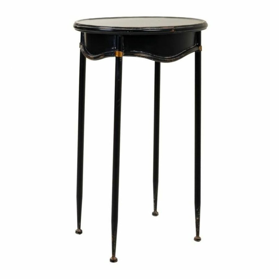 St med 2 borde Alexandra House Living Sort Metal 75 x 75 x 50 cm #6