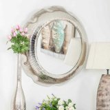 Vgspejl Alexandra House Living Slvfarvet 76 x 11 x 76 cm Cirkler #11