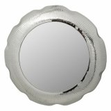 Vgspejl Alexandra House Living Slvfarvet 76 x 11 x 76 cm Cirkler #16