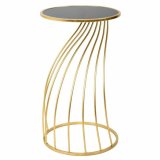 Sofabord Alexandra House Living Guld Glas 43 x 73 x 43 cm #1