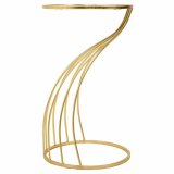 Sofabord Alexandra House Living Guld Glas 43 x 73 x 43 cm #3