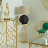 Sofabord Alexandra House Living Guld Glas Tr MDF 35 x 61 x 35 cm #2