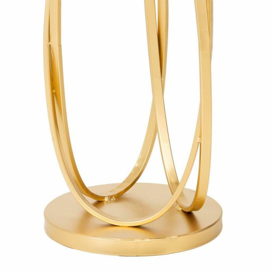 Sofabord Alexandra House Living Guld Glas Tr MDF 35 x 61 x 35 cm #5