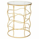 Sofabord Alexandra House Living Guld Metal 46 x 60 x 46 cm #1