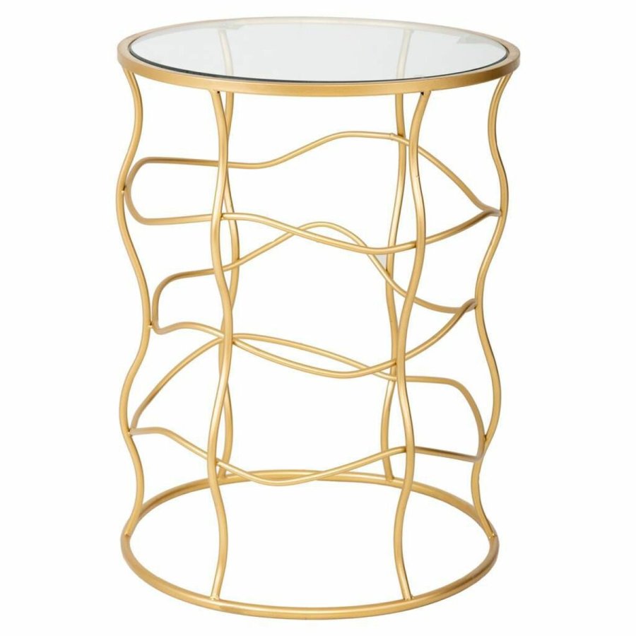 Sofabord Alexandra House Living Guld Metal 46 x 60 x 46 cm #1