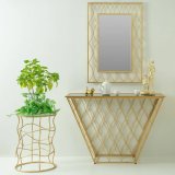 Sofabord Alexandra House Living Guld Metal 46 x 60 x 46 cm #2