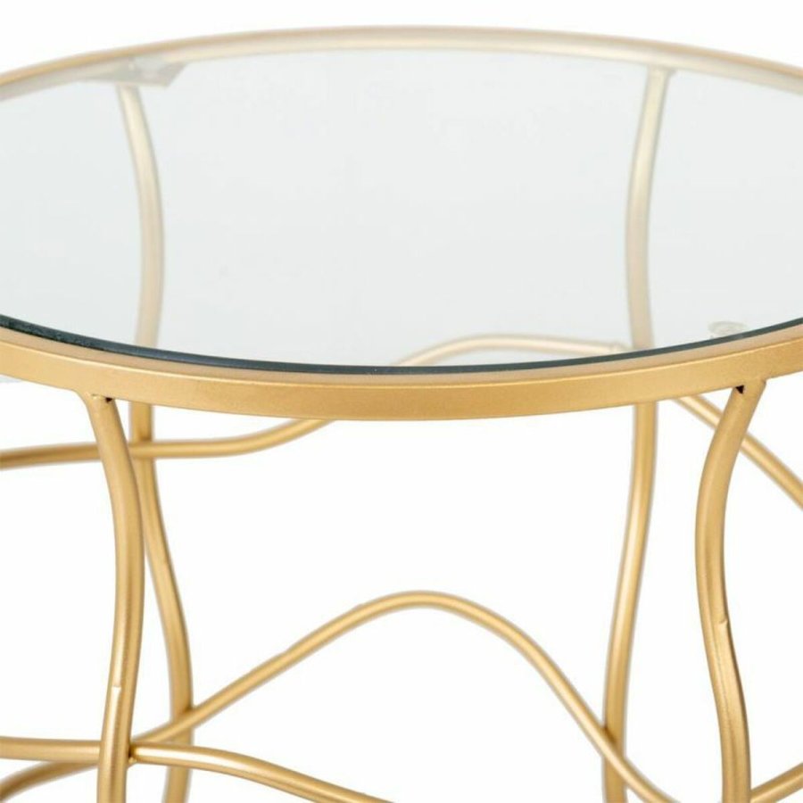 Sofabord Alexandra House Living Guld Metal 46 x 60 x 46 cm #4