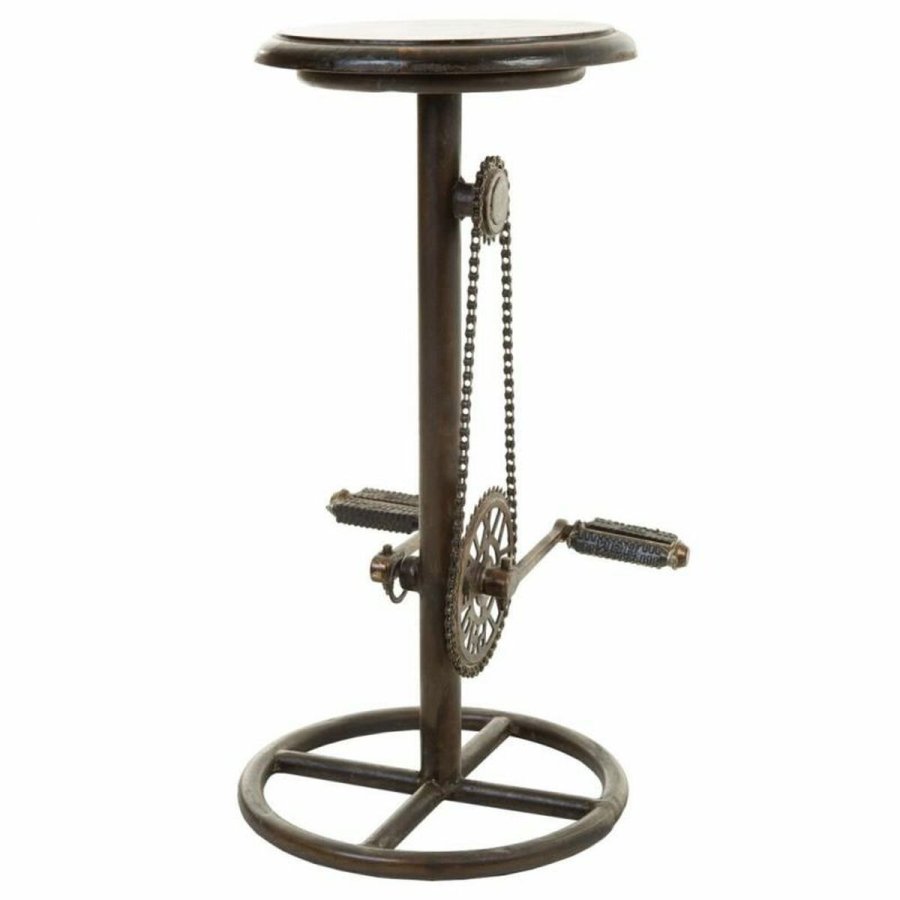 Taburet Alexandra House Living Brun Sort Metal Tr MDF 40 x 73 x 40 cm Pedaler #11