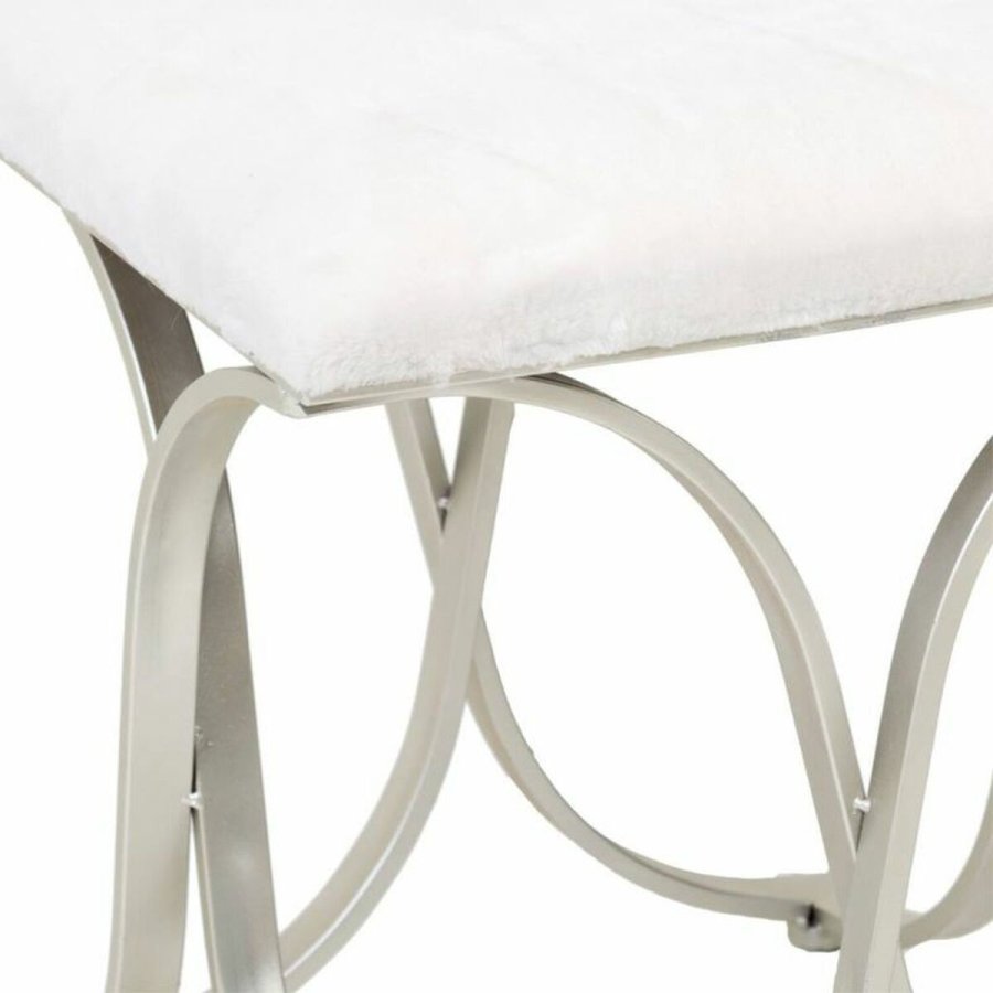Stol Alexandra House Living Champagne Metal Svamp Tr MDF 41 x 47 x 41 cm #16