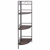 Hjrnembel Alexandra House Living Sort Gylden Metal Tr MDF 36 x 126 x 50 cm #1