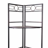Hjrnembel Alexandra House Living Sort Gylden Metal Tr MDF 36 x 165 x 50 cm #4