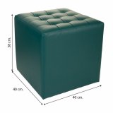 Taburet Alexandra House Living PVC Tr MDF 40 x 38 x 40 cm #26