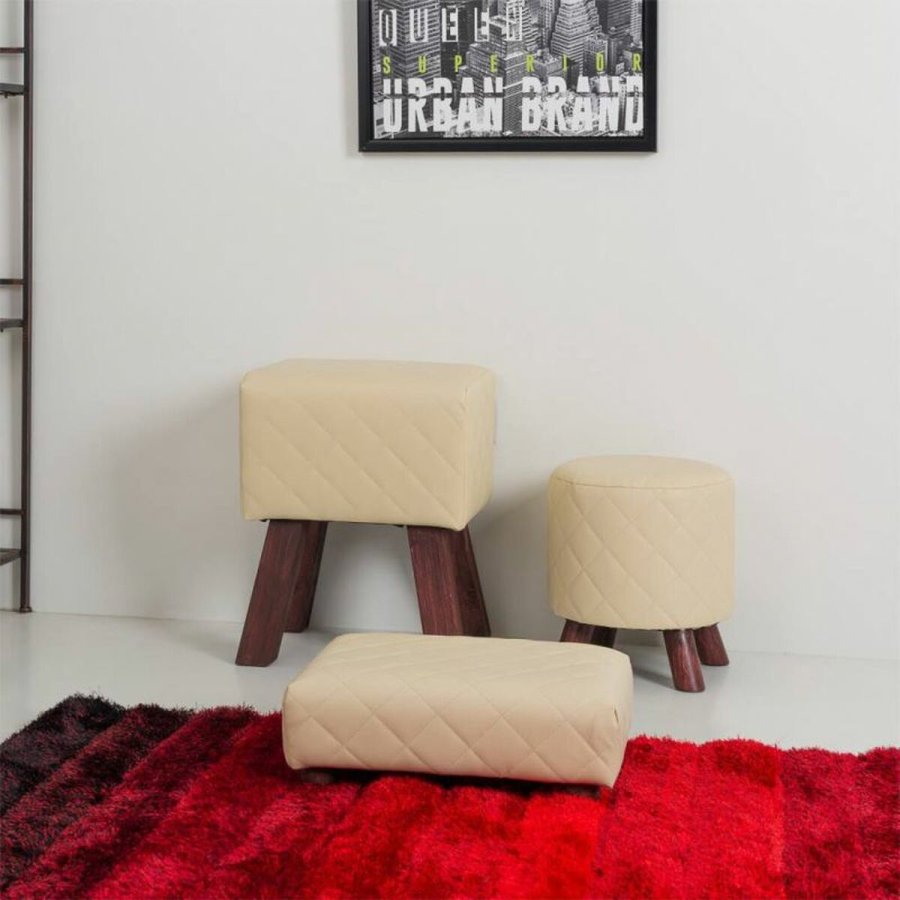 Taburet Alexandra House Living PVC Tr MDF 30 x 47 x 36 cm #6