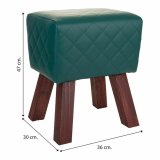 Taburet Alexandra House Living PVC Tr MDF 30 x 47 x 36 cm #26