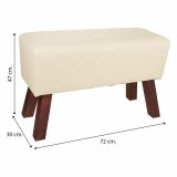 Taburet Alexandra House Living PVC Tr MDF 30 x 47 x 72 cm #26