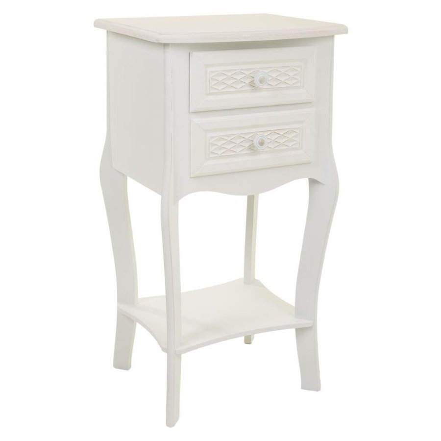 Natbord Alexandra House Living Hvid Fldefarvet 31 x 71 x 38 cm #1