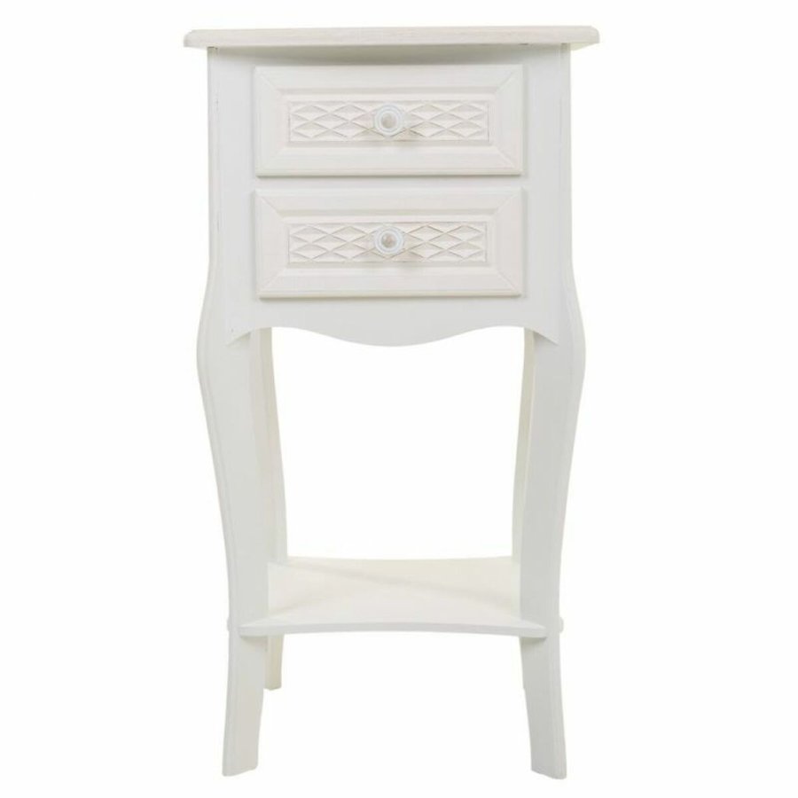 Natbord Alexandra House Living Hvid Fldefarvet 31 x 71 x 38 cm #6