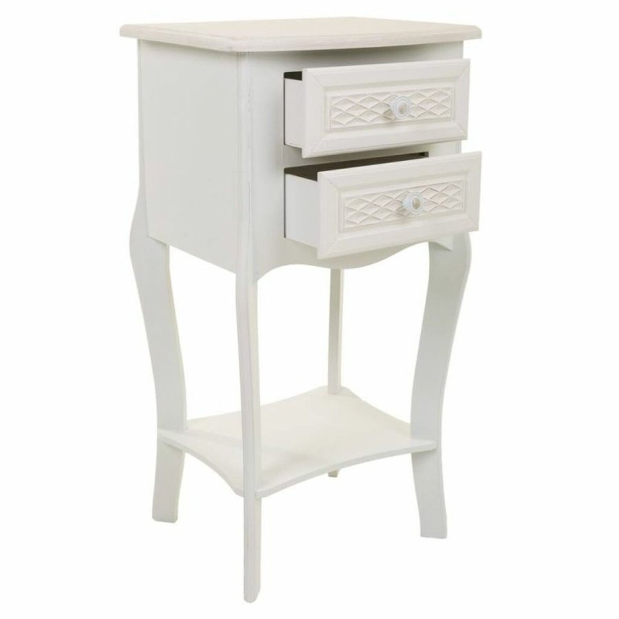 Natbord Alexandra House Living Hvid Fldefarvet 31 x 71 x 38 cm #11