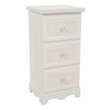 Natbord Alexandra House Living Hvid Fldefarvet 26 x 60 x 31 cm #1