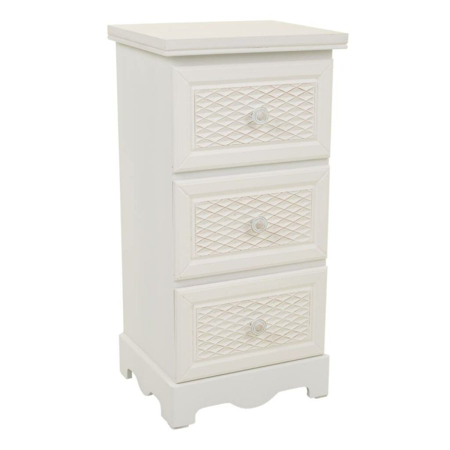 Natbord Alexandra House Living Hvid Fldefarvet 26 x 60 x 31 cm #1