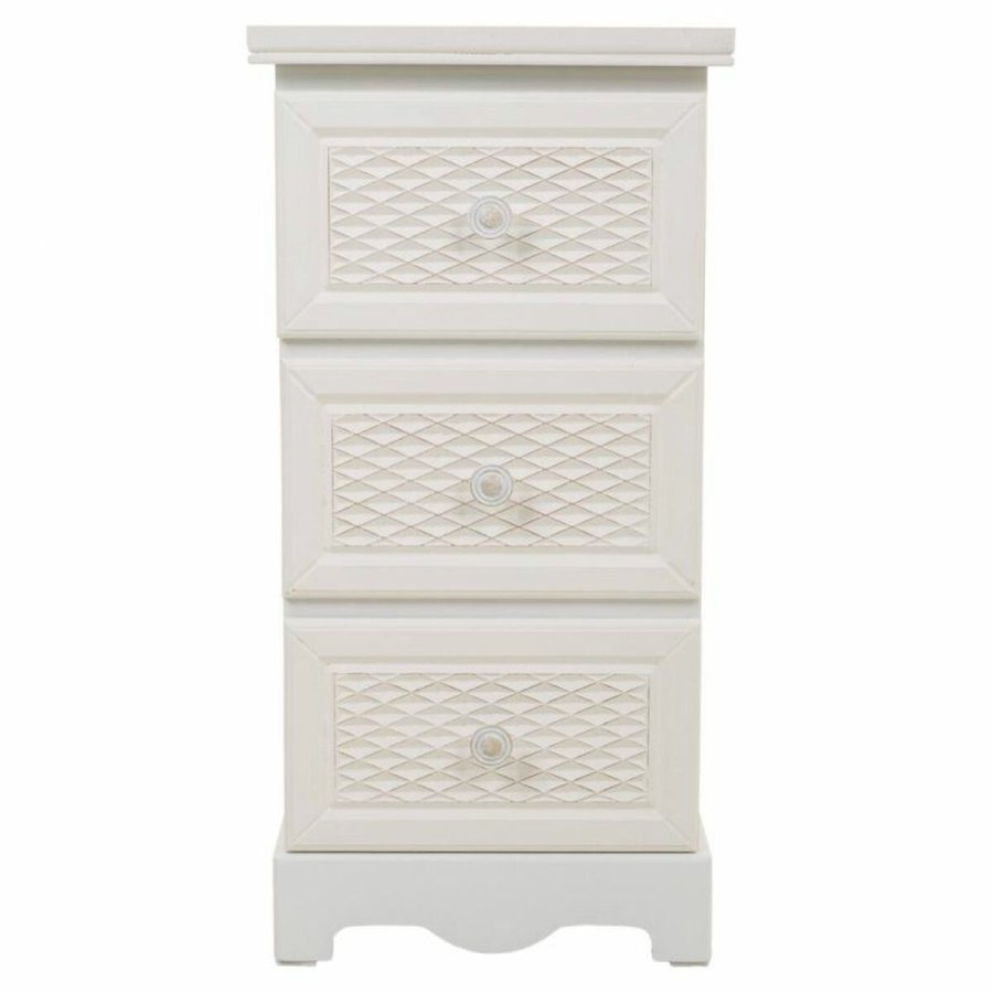Natbord Alexandra House Living Hvid Fldefarvet 26 x 60 x 31 cm #6