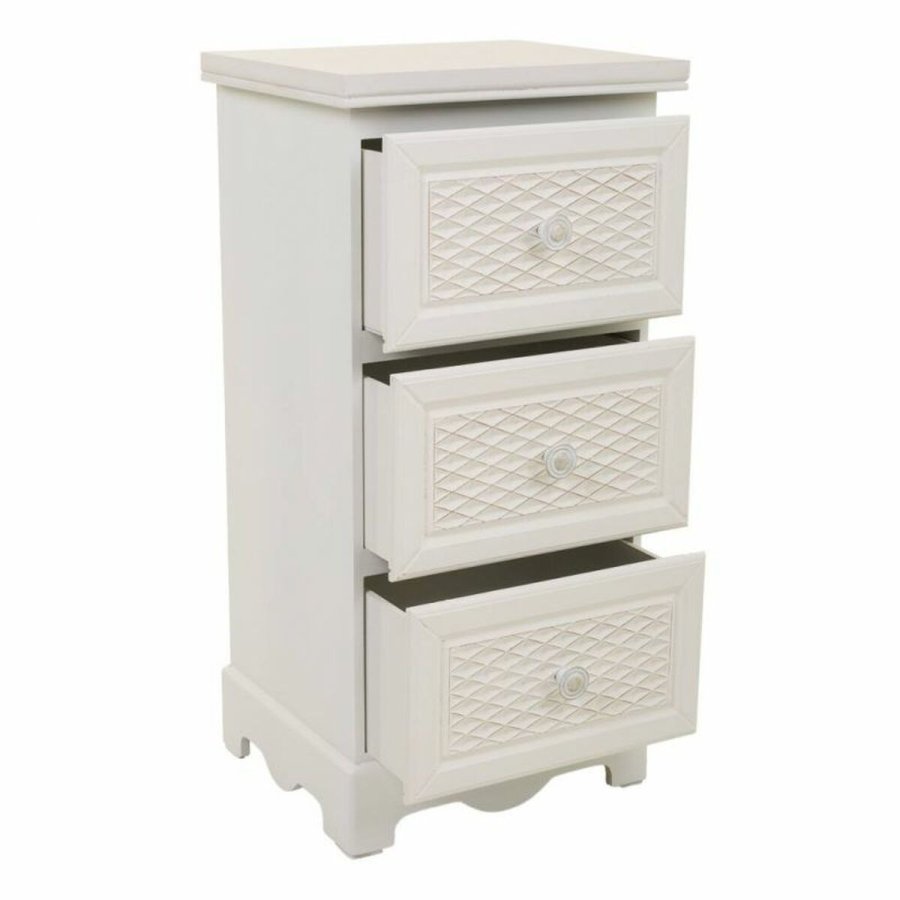 Natbord Alexandra House Living Hvid Fldefarvet 26 x 60 x 31 cm #11