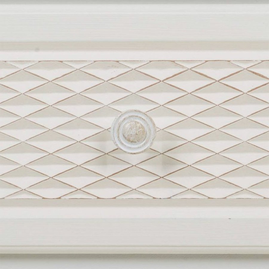 Natbord Alexandra House Living Hvid Fldefarvet 26 x 60 x 31 cm #26