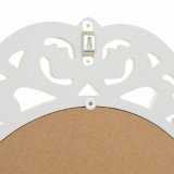 Vgspejl Alexandra House Living Hvid Fldefarvet 2 x 60 x 60 cm Cirkler #21