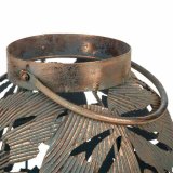 Lyseholder Alexandra House Living Gylden Glas Jern 24 x 37 x 24 cm #4