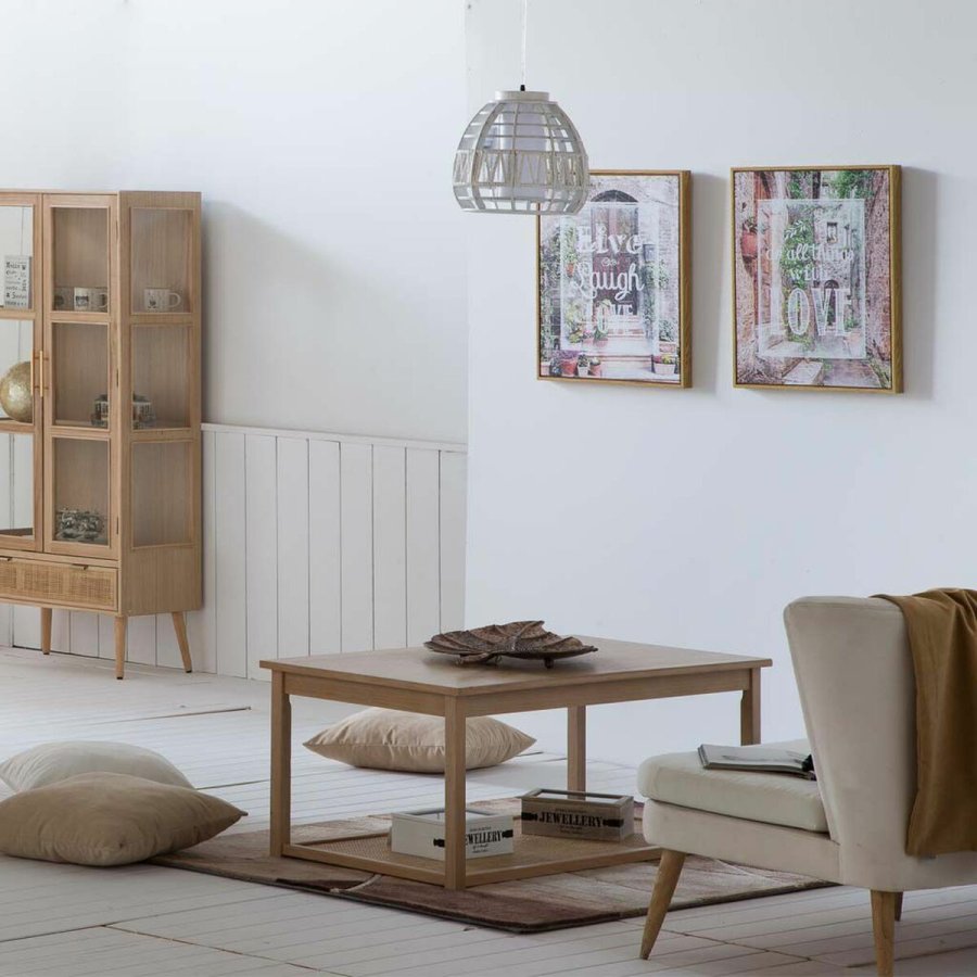 Sofabord Alexandra House Living Natur Tr MDF 46 x 60 x 120 cm #2