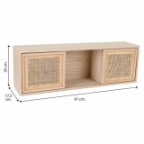 Hylder Alexandra House Living Natur Tr MDF 26 x 17 x 81 cm #7