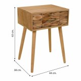 Natbord Alexandra House Living Natur 63 x 38 x 44 cm #31