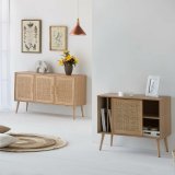 Supplerende mbler Alexandra House Living Natur Tr MDF 67 x 38 x 80 cm #2