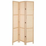 Sammenfoldelig skrm Alexandra House Living Natur 200 x 2 x 120 cm #1
