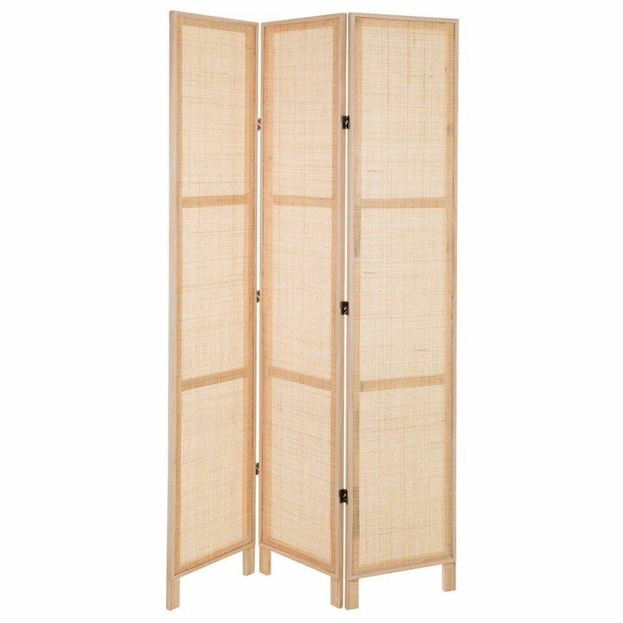 Sammenfoldelig skrm Alexandra House Living Natur 200 x 2 x 120 cm #1