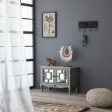 Puf Alexandra House Living Fldefarvet Bambus Svamp Tr MDF 50 x 30 x 50 cm #6