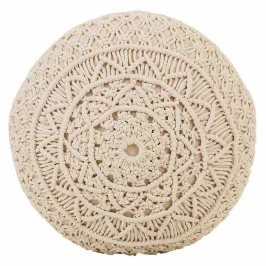 Puf Alexandra House Living Fldefarvet Bambus Svamp Tr MDF 50 x 30 x 50 cm #11