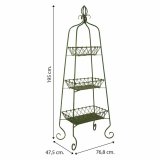 Hylder Alexandra House Living Grn Jern 47 x 195 x 76 cm #7