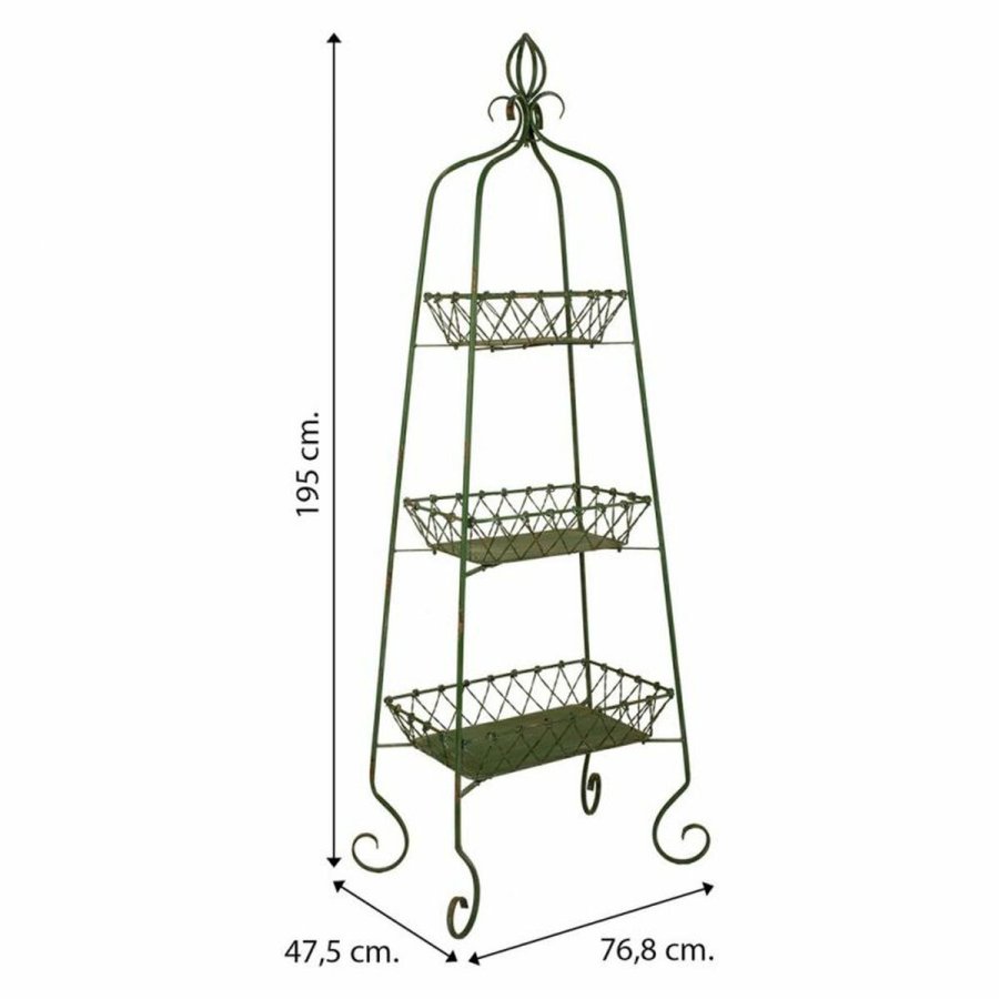 Hylder Alexandra House Living Grn Jern 47 x 195 x 76 cm #7