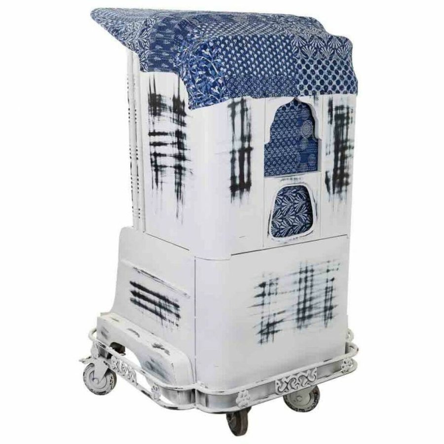 Lnestol Alexandra House Living Hvid 90 x 160 x 90 cm Betrk #5