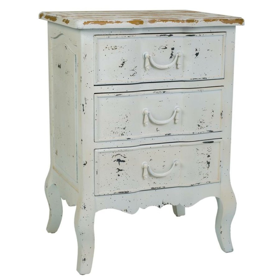 Natbord Alexandra House Living Hvid 40 x 70 x 50 cm #1