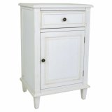 Natbord Alexandra House Living Hvid 36 x 72 x 45 cm #1