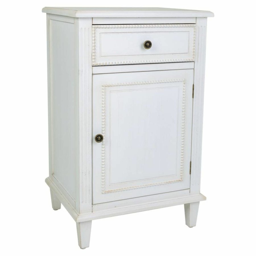 Natbord Alexandra House Living Hvid 36 x 72 x 45 cm #1