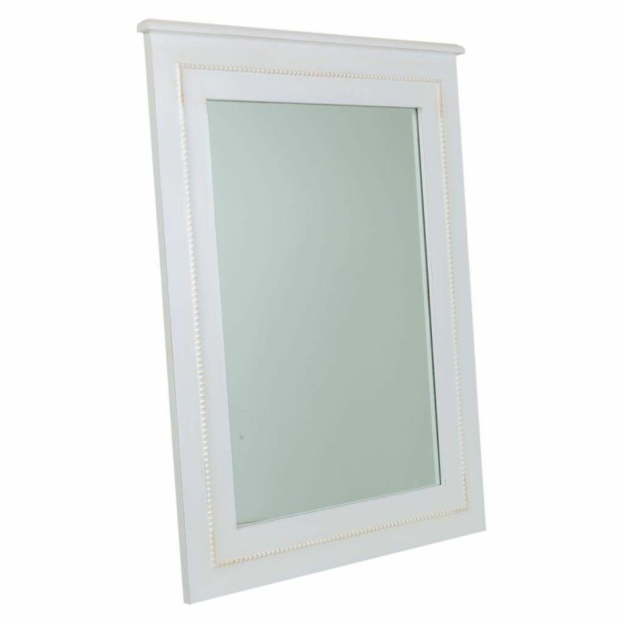 Vgspejl Alexandra House Living Hvid 3 x 90 x 70 cm Rektangulr #1