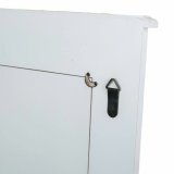 Vgspejl Alexandra House Living Hvid 3 x 90 x 70 cm Rektangulr #21