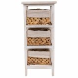 Natbord Alexandra House Living Hvid 25 x 57 x 25 cm #6